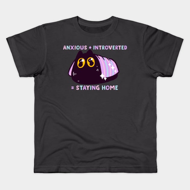 Anxious + Introverted Kids T-Shirt by nomsikka